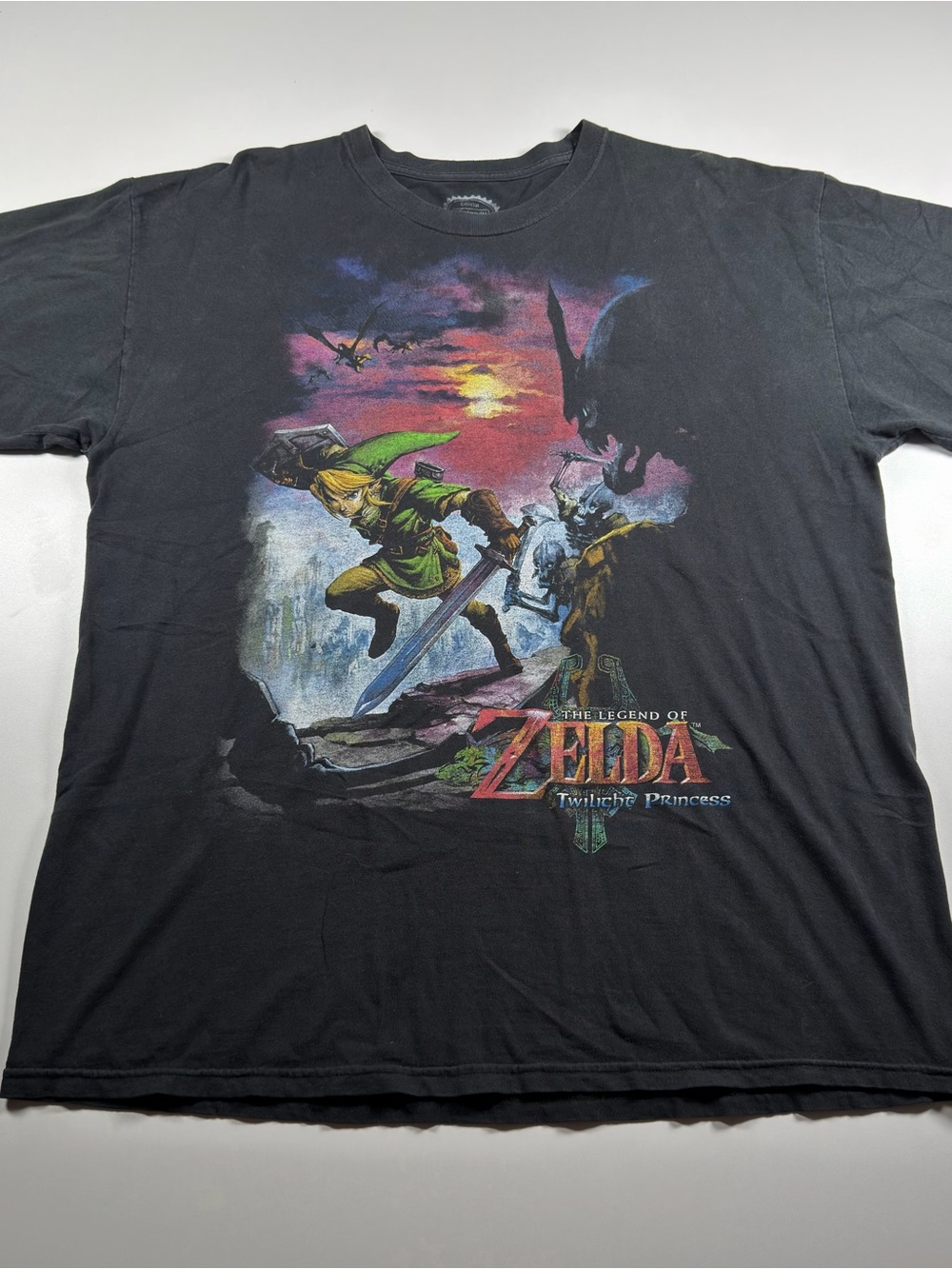 Nintendo The Legend of Zelda Twilight Princess Graphic Tee featuring Link 2012